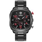 Relógio Masculino Weide Analógico Wd009B - Preto E Vermelho