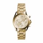 Relógio Michael Kors Bradshaw cronógrafo dourado MK5798