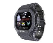 Relógio Militar Smartwatch Ocean Notificações Redes Sociais Frequencia Cardíaca Esportes Preto