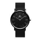 Relógio Minimalista Masculino Preto Saint Germain Houston Full Black 40mm