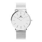 Relógio Minimalista Prata Saint Germain Harlem Silver 40mm