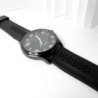 Relógio moderno modelo losango masculino pulseira silicone casual