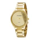 Relogio Mondaine Feminino 32347Lpmvde1 Espelhado Dourado