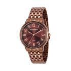 Relogio Mondaine Feminino Marrom Chocolate A Prova D'agua 53673lpmvme2