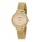 Relogio Mondaine Feminino Ref: 32290lpmvde2 Casual Dourado