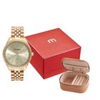 Relogio Mondaine Feminino Ref: 32806Lpmkde1 Dourado + Porta