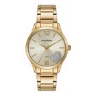 Relogio Mondaine Feminino Ref: 99767Lpmvde2 Coração Dourado