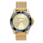 Relogio Mondaine Masculino Dourado Casual Social Calendario 32507gpmvde3