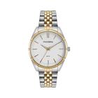 Relógio Mondaine Social Prata/Dourado Masculino 32567GPMVBE3