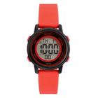 Relógio Mormaii Masculino Ref: Mo07020a/8r Infantil Digital Vermelho