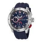 Relógio Nautica NAPNSF108 NST 101 Cinza/Azul/Azul em Silicone Masculino