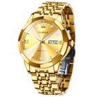 Relógio OLEVS Classic Mechanical Automatic para homens dourado