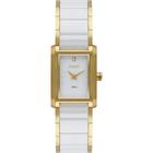 Relógio Orient Ceramic Feminino Ltsk0004 Dourado E Branco