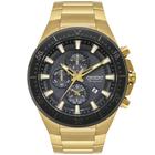 Relógio ORIENT cronógrafo dourado masculino MGSSC049 P1KX