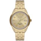 Relogio Orient feminino dourado grande FGSS1238 C2KX