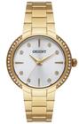 Relógio ORIENT feminino prata dourado strass FGSS0172 S1KX
