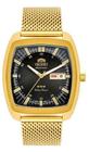 Relógio orient masculino automatico dourado f49gg030 p1kx