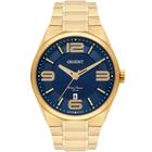 Relógio ORIENT masculino dourado azul MGSS1151 D2KX