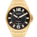 Relógio Orient Masculino Dourado MGSS1157P2KX Analógico 5 Atm Cristal Mineral Tamanho Grande