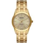 Relógio Orient Masculino Dourado Original Prova dÁgua Analógico Mgss1179 C1kx