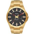 Relógio Orient Masculino Dourado Preto - Mgss1220 P1Kx