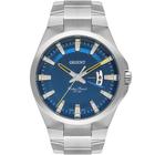 Relógio ORIENT masculino prata azul MBSS1395 D1SX