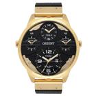 Relógio Orient Masculino Ref: Mgsct001 P2px Big Case Dourado