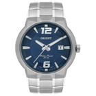Relógio Orient MBSS1367 D2SX masculino prateado mostrador azul