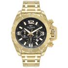 Relógio original technos masculino legacy dourado js25cq/1p