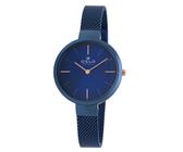 Relógio Oslo Feminino Slim OFTSSS9T0011 D1DX Pulseira Mesh Azul