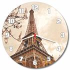 Relogio Parede Decorativo Sala Cozinha Torre Eiffel Paris Viagem Turismo Presente 30cm