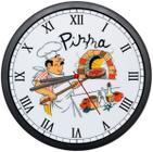 Relógio Parede Pizza Decoração Cozinha Restaurante Pizzaria