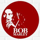 Relógio Parede Vinil LP ou MDF Bob Marley 2