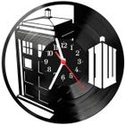 Relógio Parede Vinil LP ou MDF Doctor Who Serie