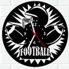 Relógio Parede Vinil LP ou MDF Futebol Americano 3