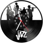 Relógio Parede Vinil LP ou MDF Jazz Música Dança 1
