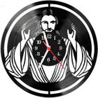 Relógio Parede Vinil LP ou MDF Jesus 1