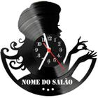 Relógio Parede Vinil LP ou MDF Manicure Salão 3