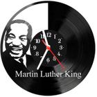 Relógio Parede Vinil LP ou MDF Martin Lutherking