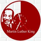 Relógio Parede Vinil LP ou MDF Martin Lutherking