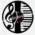 Relógio Parede Vinil LP ou MDF Musica Decoração 5