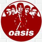 Relógio Parede Vinil LP ou MDF Oasis Rock Banda