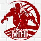 Relógio Parede Vinil LP ou MDF Pantera Negra Marvel Heroi 1