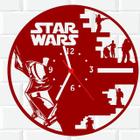 Relógio Parede Vinil LP ou MDF Star Wars 14