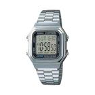 Relogio Prata Casio Vintage A178WA-1A