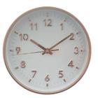 Relógio Redondo De Parede Clássico Cozinha Quarto 20cm