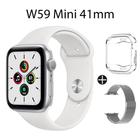 Relógio Smart Watch9 W59 Mini 41mm + Pulseira Metal Milanese