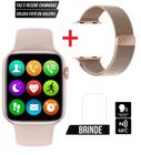 Relogio Smartwatch Feminino Para Android Ios Original Com 2 Pulseiras W29