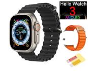 Relogio Smartwatch Hello Watch 3 Amoled 4gb Bussola Gps Nfc Faz Chamadas