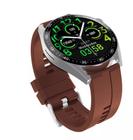 Relogio Smartwatch Hw28 Faz Chamadas Nfc Siri Foto Na Tela Marrom